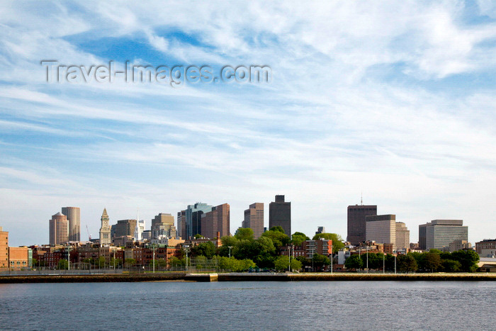 usa1226: Boston, Massachusetts, USA: Boston skyline as seen from the Charles River - photo by C.Lovell - (c) Travel-Images.com - Stock Photography agency - Image Bank