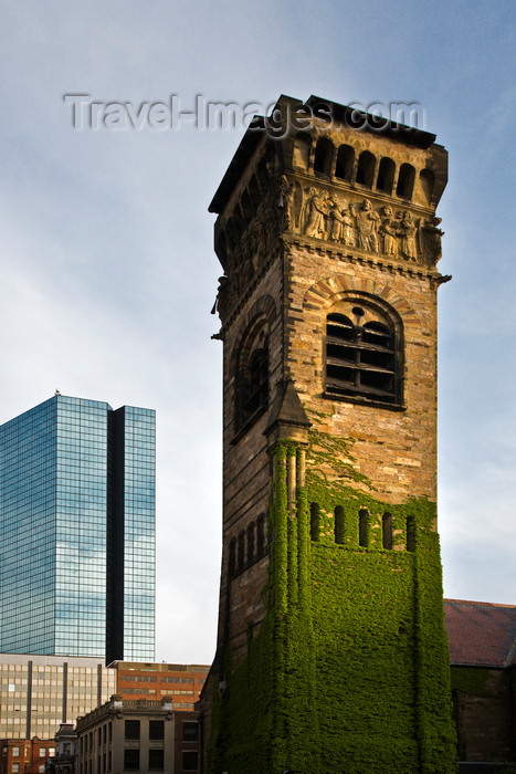 usa1229: Boston, Massachusetts, USA: bell tower of the First Baptist Church of Boston, located on Commonwealth Avenue - photo by C.Lovell - (c) Travel-Images.com - Stock Photography agency - Image Bank