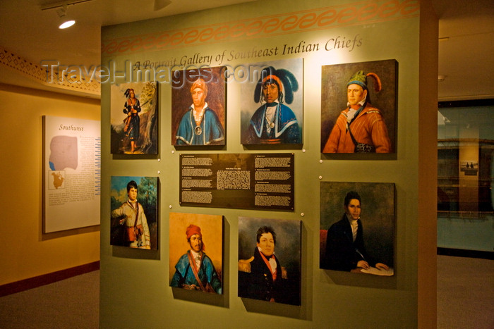 usa1246: Cambridge, Greater Boston, Massachusetts, USA: Native American Chiefs at the Peabody Museum of Archaeology and Ethnology at Harvard University - photo by C.Lovell - (c) Travel-Images.com - Stock Photography agency - Image Bank