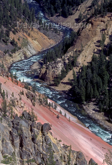 usa1259: Yellowstone National Park, Wyoming, USA: Grand Canyon of the Yellowstone River - photo by C.Lovell - (c) Travel-Images.com - Stock Photography agency - Image Bank