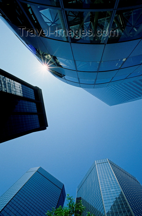 usa129: Denver, Colorado, USA: the sun sparkles off glass and steel skyscrapers - 1670 Broadway, Denver World Trade Center I and II and Colorado State Bank - photo by C.Lovell - (c) Travel-Images.com - Stock Photography agency - Image Bank