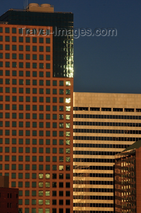usa1370: Denver, Colorado, USA: One Tabor Center (L) and 1125 17th Street (R) - city center skyscrapers - photo by M.Torres - (c) Travel-Images.com - Stock Photography agency - Image Bank