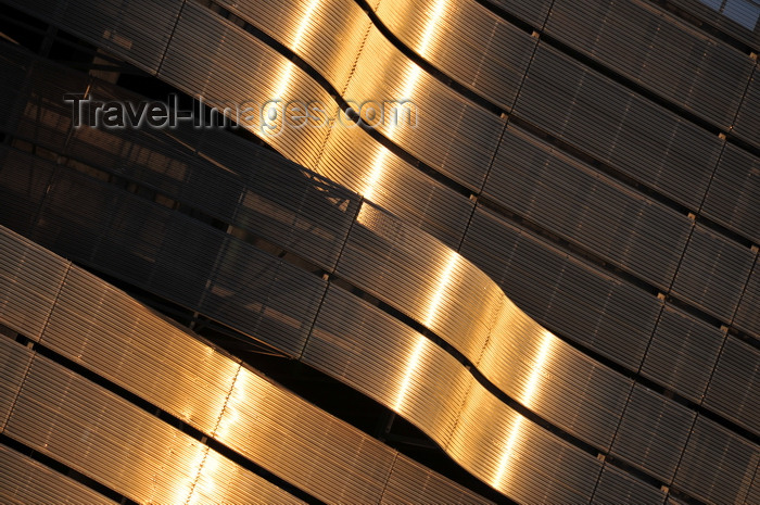 usa1390: Denver, Colorado, USA: Colorado Convention Center - undulating metal panels of the façade in the golden sunlight - photo by M.Torres - (c) Travel-Images.com - Stock Photography agency - Image Bank