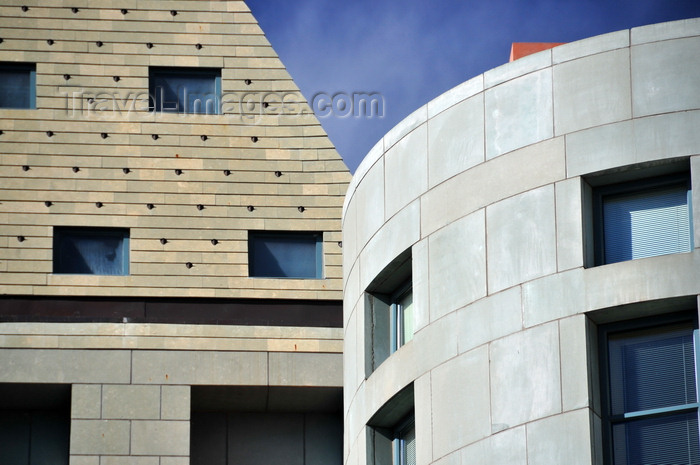 usa1407: Denver, Colorado, USA: Denver Public Library - pyramid and cylinder - Civic Center - photo by M.Torres - (c) Travel-Images.com - Stock Photography agency - Image Bank