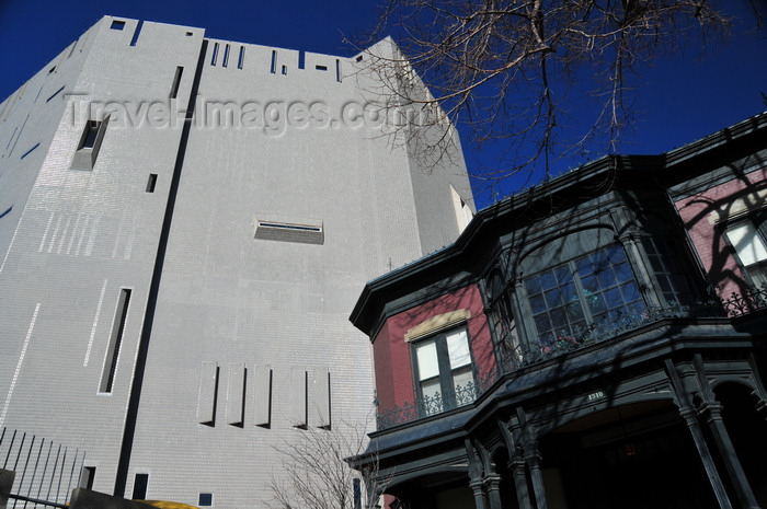 usa1411: Denver, Colorado, USA: historic 19th century house on Bannock St. - Byers-Evans House Museum and the North Building of the Denver Art Museum - photo by M.Torres - (c) Travel-Images.com - Stock Photography agency - Image Bank