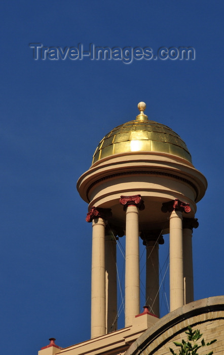 usa1499: Golden, Jefferson County, Colorado, USA: Colorado School of Mines - Guggenheim Hall - designed by James Murdoch - gilded detail - cornerstone laid by the M.W.Grand Lodge of Colorado - photo by M.Torres - (c) Travel-Images.com - Stock Photography agency - Image Bank