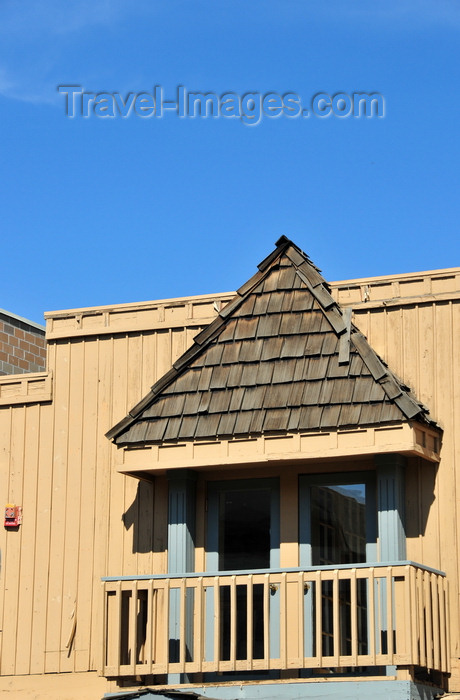 usa1504: Golden, Jefferson County, Colorado, USA: wooden balcony on Ford Street - photo by M.Torres - (c) Travel-Images.com - Stock Photography agency - Image Bank