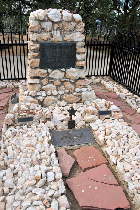 usa1508: Golden, Jefferson County, Colorado, USA: Lookout Mountain - Buffalo Bill tomb - Master Mason Col. William F. Cody - photo by M.Torres - (c) Travel-Images.com - Stock Photography agency - Image Bank