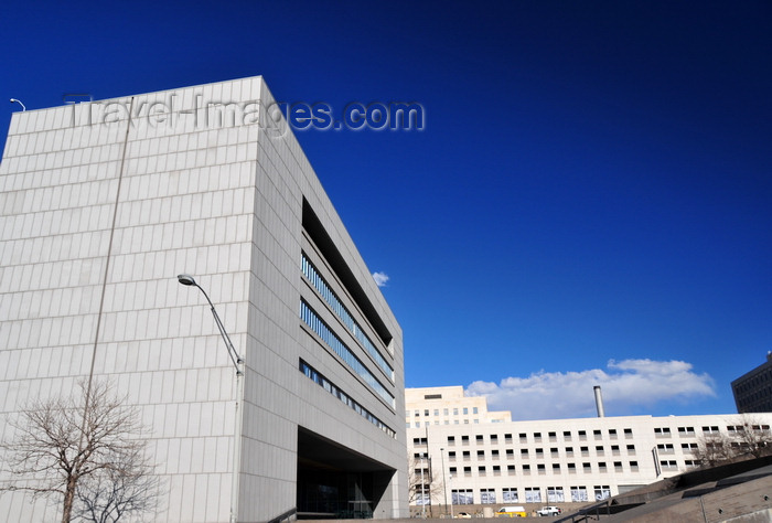 usa152: Denver, Colorado, USA: Colorado Supreme Court - Colorado State Judicial Building - architecture by John Rogers and RNL Design - modernist structure with an inverted 'U' design - 14th and Broadway, Civic Center - photo by M.Torres - (c) Travel-Images.com - Stock Photography agency - Image Bank