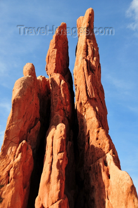 usa153: Colorado Springs, El Paso County, Colorado, USA: Garden of the Gods - formation know as the 'Three Graces' - photo by M.Torres - (c) Travel-Images.com - Stock Photography agency - Image Bank