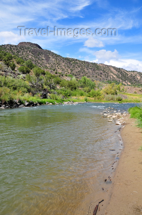 usa1624: Rio Grande River, Taos County, New Mexico, USA: 2,700 km to go till the Gulf of Mexico - photo by M.Torres - (c) Travel-Images.com - Stock Photography agency - Image Bank