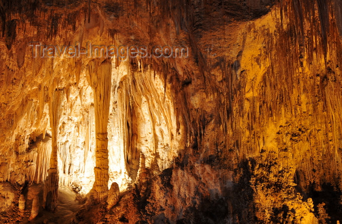 usa1632: Carlsbad Caverns, Eddy County, New Mexico, USA: columns, stalactites and coralloids - speleothems - photo by M.Torres - (c) Travel-Images.com - Stock Photography agency - Image Bank