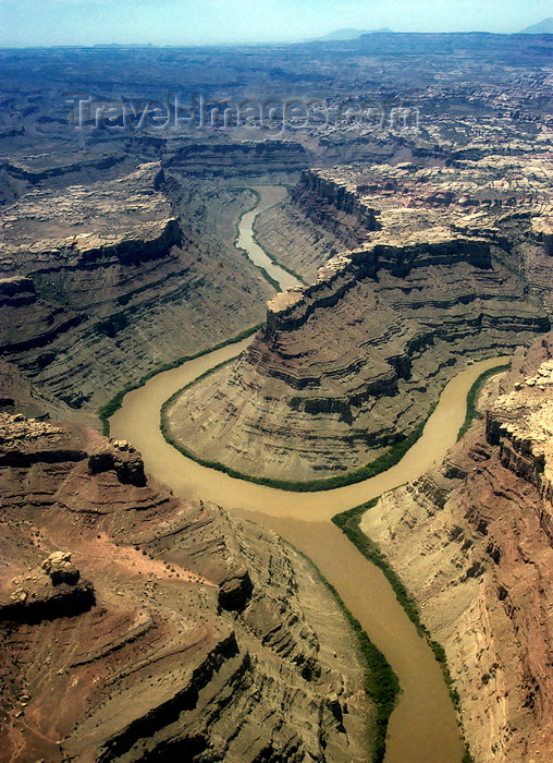 usa1650: Canyonlands National Park, Utah, USA:  Colorado River confluence with the Green River - Needles District - photo by B.Cain - (c) Travel-Images.com - Stock Photography agency - Image Bank