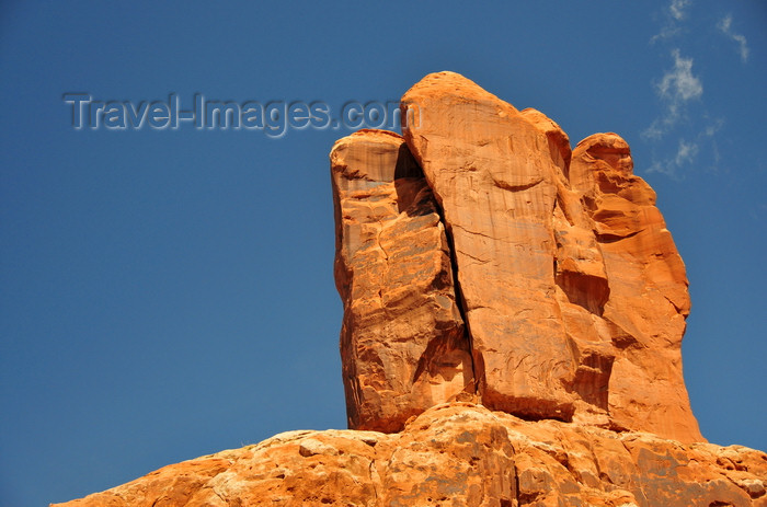 usa1653: Arches National Park, Utah, USA: Park Avenue trail - cluster of Entrada sandstone pillars - photo by M.Torres - (c) Travel-Images.com - Stock Photography agency - Image Bank