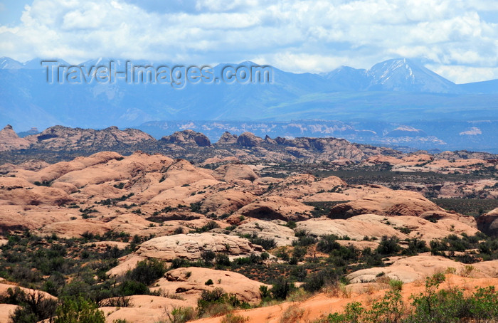 usa1671: Arches National Park, Utah, USA: ancient petrified sand dunes - the dunes were hardened into stone under the overlying material, later eroded - photo by M.Torres - (c) Travel-Images.com - Stock Photography agency - Image Bank