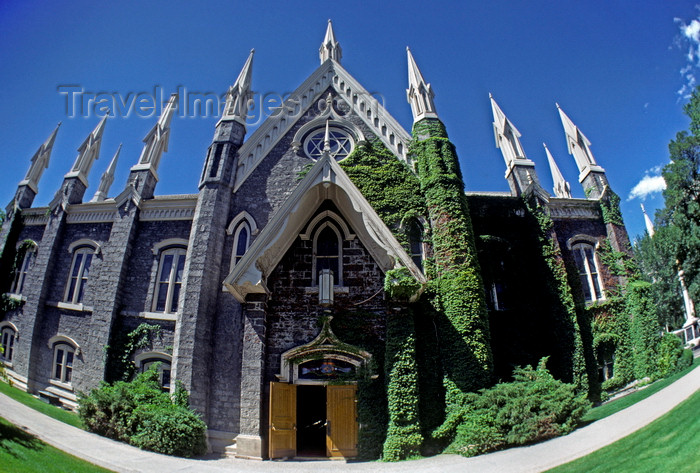 usa1683: Salt Lake City, Utah, USA: Salt Lake Assembly Hall - The Church of Jesus Christ of Latter-day Saints - Mormon Victorian Gothic architecture by Obed Taylor - Temple Square - photo by C.Lovell - (c) Travel-Images.com - Stock Photography agency - Image Bank