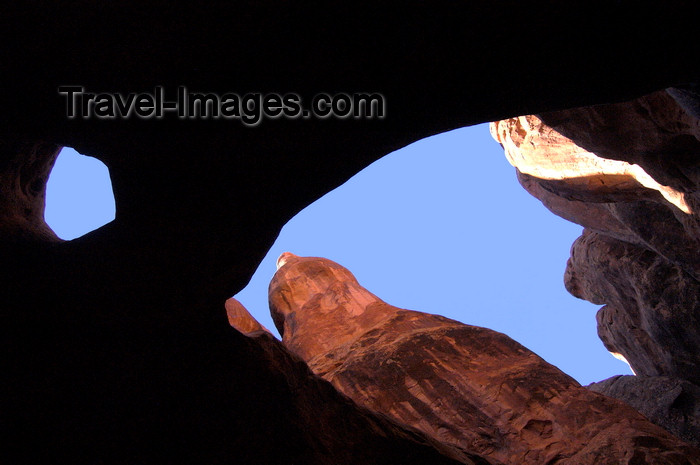 usa1685: Arches National Park, Utah, USA: Fiery Furnace - under the arches - photo by B.Cain - (c) Travel-Images.com - Stock Photography agency - Image Bank