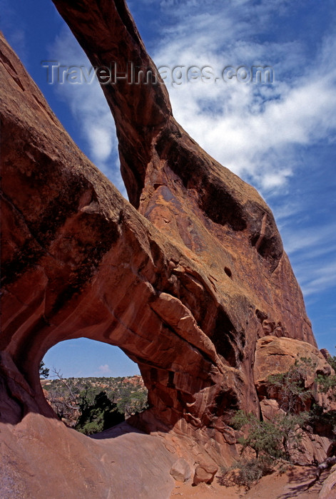 usa1697: Arches National Park, Utah, USA: Double O Arch in the Devil's Garden - photo by C.Lovell - (c) Travel-Images.com - Stock Photography agency - Image Bank