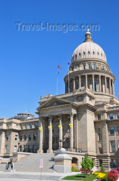 usa1714: Boise, Idaho, USA:  Idaho State Capitol - Neo-Classical facade on West Jefferson Street (National Style) - the building uses geothermal energy - photo by M.Torres - (c) Travel-Images.com - Stock Photography agency - Image Bank