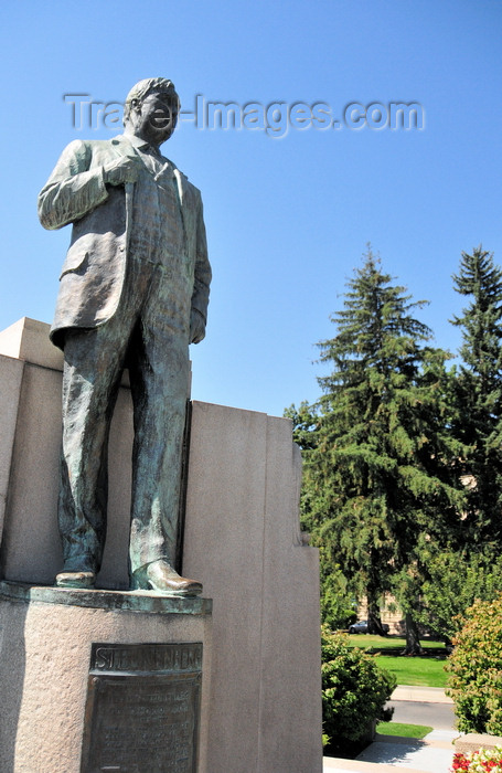 usa1718: Boise, Idaho, USA: Governor Steunenber statue - he restored  law and order to the state and was later assassinated - sculptor Gilbert Riswold - North Capitol Boulevard - photo by M.Torres - (c) Travel-Images.com - Stock Photography agency - Image Bank