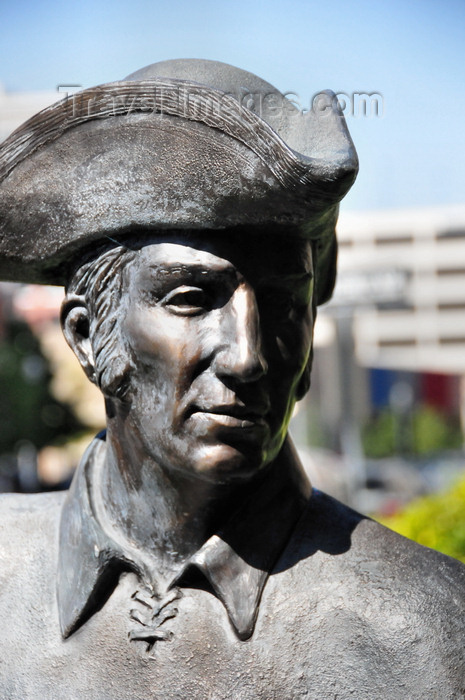 usa1721: Boise, Idaho, USA:  Meriwether Lewis in a three-cornered hat - Hospitality of Nez Perce chief - monument to the meeting with Lewis and Clark - photo by M.Torres - (c) Travel-Images.com - Stock Photography agency - Image Bank