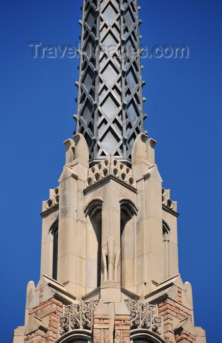 usa1736: Boise, Idaho, USA: metal spire of the Cathedral of the Rockies, architects Harold E. Wagoner and Jedd Jones, 1960 - First United Methodist Church - Gothic Revival Style - 717 N 11th St, North End - photo by M.Torres - (c) Travel-Images.com - Stock Photography agency - Image Bank