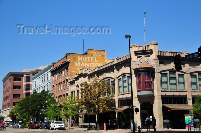 usa1741: Boise, Idaho, USA: Gem and Noble Building and former Hotel Manitou - view along Main street at the corner with 10th street - photo by M.Torres - (c) Travel-Images.com - Stock Photography agency - Image Bank