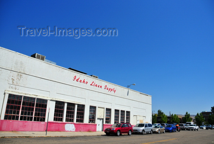 usa1748: Boise, Idaho, USA: Idaho Linen Supply building - 1950s architecture - Fulton Street, Boise Cultural District - photo by M.Torres - (c) Travel-Images.com - Stock Photography agency - Image Bank