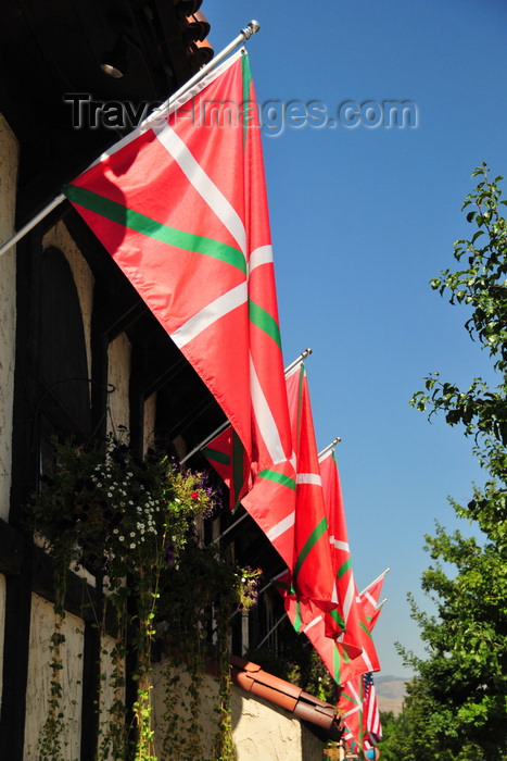 usa1750: Boise, Idaho, USA: Basque flags at the Basque center - ikurrina - Basque block - photo by M.Torres - (c) Travel-Images.com - Stock Photography agency - Image Bank