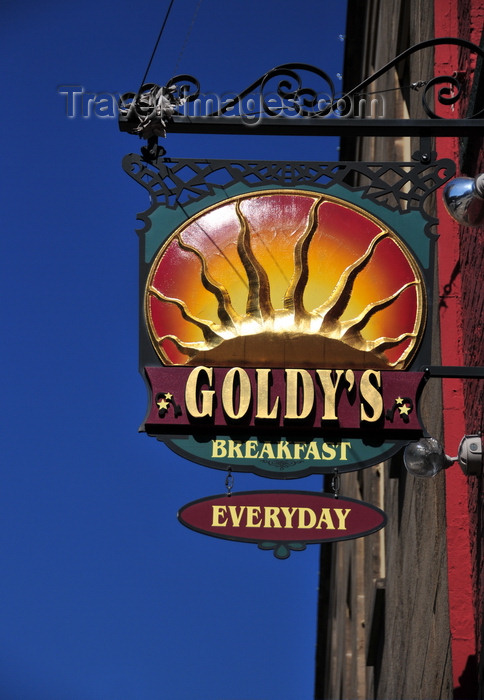 usa1754: Boise, Idaho, USA: sign outside Goldy's Breakfast Bistro, 108 South Capitol Boulevard, Downtown - photo by M.Torres - (c) Travel-Images.com - Stock Photography agency - Image Bank