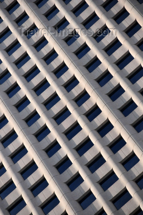 usa1778: Minneapolis, Minnesota, USA: 33 South Sixth aka International Multifoods Tower - facade detail - Skidmore, Owings and Merrill architects - modernism - 11-39 6th Street South, Downtown West - photo by M.Torres - (c) Travel-Images.com - Stock Photography agency - Image Bank