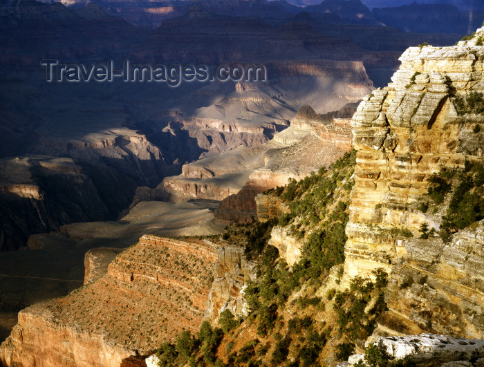 usa178: USA - Grand Canyon (Arizona): Yavapai Point - photo by J.Fekete - (c) Travel-Images.com - Stock Photography agency - Image Bank