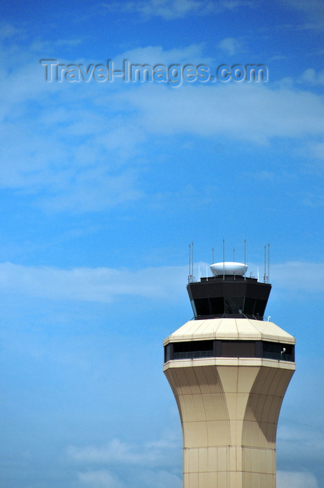 usa1805: Kansas City, Missouri, USA: KCI Air Traffic Control Tower - Kansas City International Airport - IATA MCI, ICAO KMCI - Platte County - photo by M.Torres - (c) Travel-Images.com - Stock Photography agency - Image Bank
