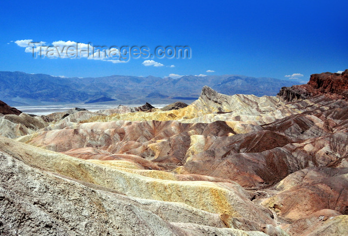 usa1834: Death Valley National Park, California, USA: view from Zabriskie Point - immortalized in film by Italian director Michelangelo Antonioni - colorful badlands - photo by M.Torres - (c) Travel-Images.com - Stock Photography agency - Image Bank