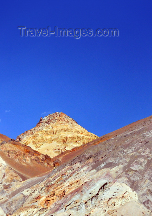 usa1852: Death Valley National Park, California, USA: Artist Drive - Amargosa Range - cone shaped hill - photo by M.Torres - (c) Travel-Images.com - Stock Photography agency - Image Bank