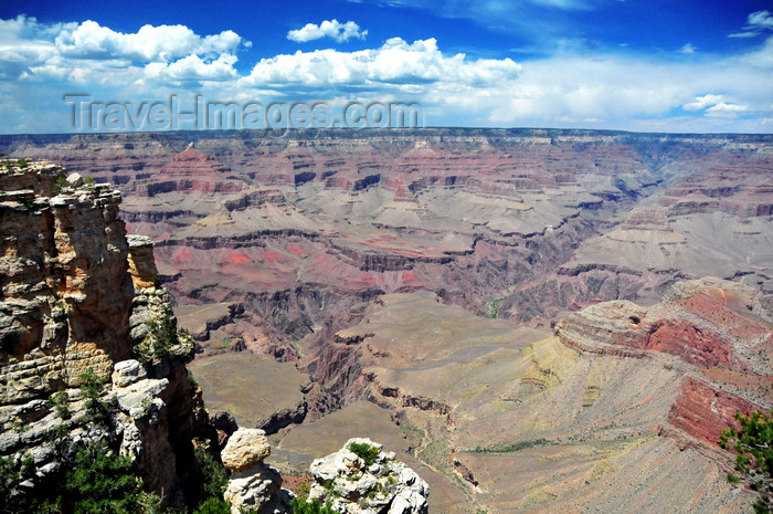 usa1866: Grand Canyon National Park, Arizona, USA: South Rim - UNESCO World Heritage Site, one of the Wonders of the World - Bright Angel Canyon - photo by M.Torres - (c) Travel-Images.com - Stock Photography agency - Image Bank
