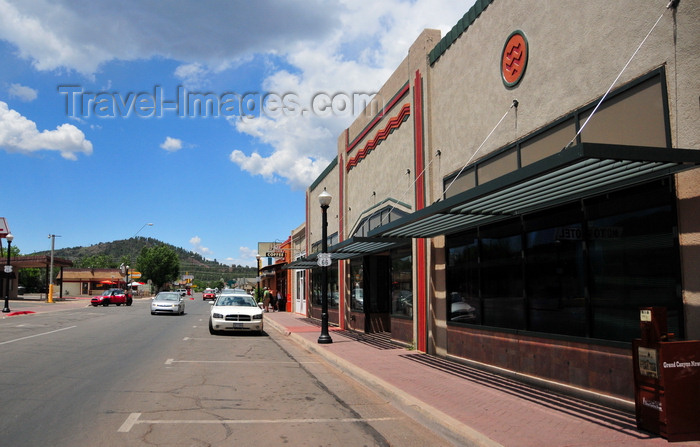 usa1885: Williams, Coconino County, Arizona, USA: on main street - part of the historical Route 66 - the last town to have its section of US 66 bypassed - photo by M.Torres - (c) Travel-Images.com - Stock Photography agency - Image Bank