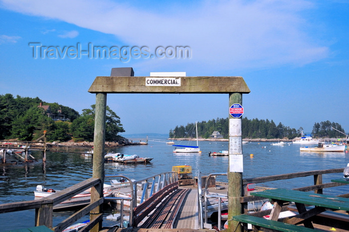 usa1931: Five Islands, Georgetown Island, Maine, New England, USA: view from the wharf - Sheepscot Bay as it opens up to the Gulf of Maine - photo by M.Torres - (c) Travel-Images.com - Stock Photography agency - Image Bank