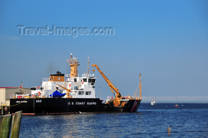 usa1939: Rockland, Maine, New England, USA: Coast Guard Cutter Abbie Burguess (WLM 553) - used for deplyment and maintenance of lighted and unlighted floating aids - photo by M.Torres - (c) Travel-Images.com - Stock Photography agency - Image Bank