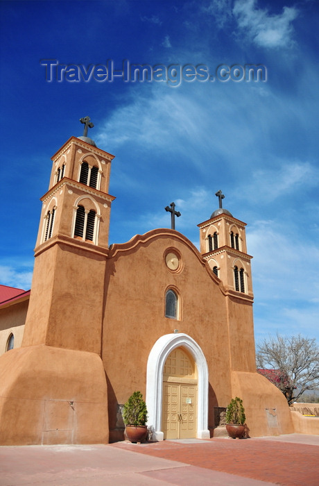 usa1964: Socorro, New Mexico, USA: San Miguel Mission - first built by the Spanish probably around 1627 - though Socorro claims the oldest Catholic church in the United States, founded in 1598 - photo by M.Torres - (c) Travel-Images.com - Stock Photography agency - Image Bank