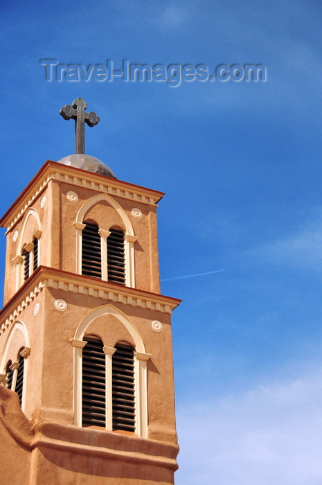 usa1969: Socorro, New Mexico, USA: San Miguel Mission - bell tower - photo by M.Torres - (c) Travel-Images.com - Stock Photography agency - Image Bank