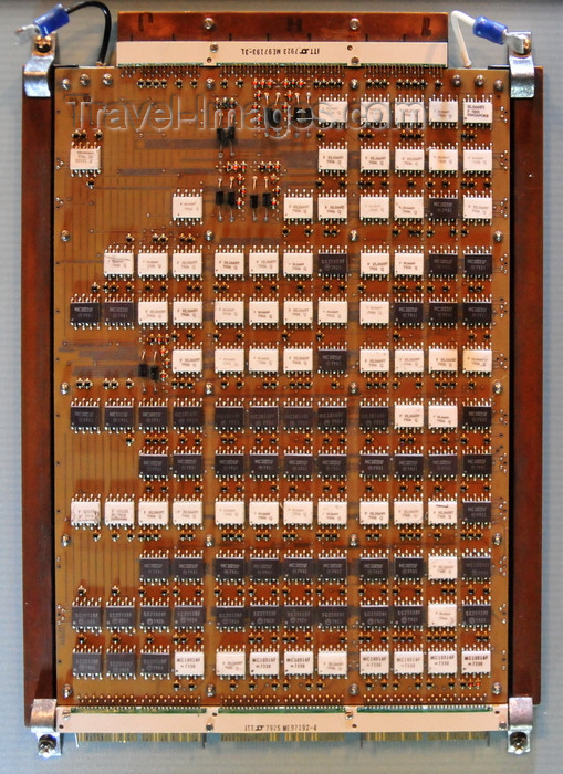 usa1972: Los Alamos, New Mexico, USA: Bradbury Science Museum - Cray-1 circuit board - 1976 supercomputer designed by Seymour Cray and used at Los Alamos National Laboratory for weapons development - photo by M.Torres - (c) Travel-Images.com - Stock Photography agency - Image Bank