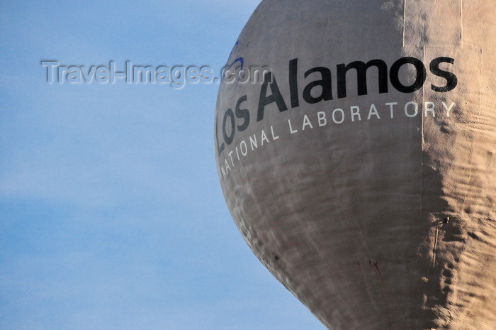 usa1978: Los Alamos, New Mexico, USA: Los Alamos National Laboratory, LANL - created for the Manhattan Project - watertower - photo by M.Torres - (c) Travel-Images.com - Stock Photography agency - Image Bank