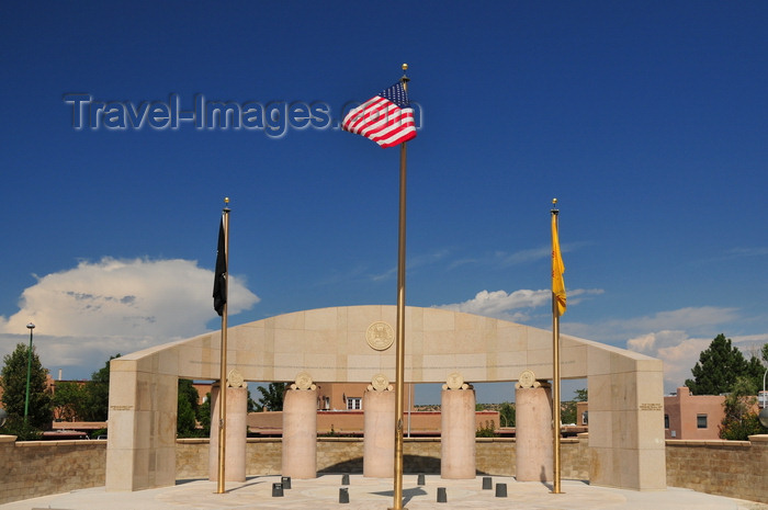 usa199: Santa Fé, New Mexico, USA: New Mexico Veterans memorial - Galisteo Street - photo by M.Torres - (c) Travel-Images.com - Stock Photography agency - Image Bank