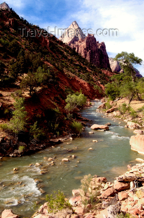 usa2113: Zion National Park, Utah, USA: scenic view of the Virgin River - photo by B.Cain - (c) Travel-Images.com - Stock Photography agency - Image Bank