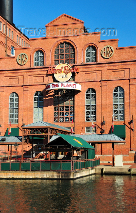 usa2181: Baltimore, Maryland, USA: Power Plant south building used by the Hard Rock Cafe - floating terrace - Inner Harbor - photo by M.Torres - (c) Travel-Images.com - Stock Photography agency - Image Bank