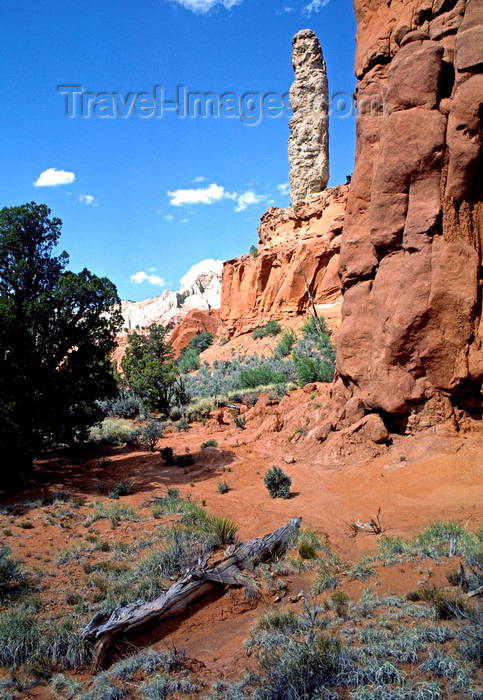 usa2207: Kodachrome Basin State Park, Utah, USA: monolithic stone spire - sedimentary pipe - photo by C.Lovell - (c) Travel-Images.com - Stock Photography agency - Image Bank