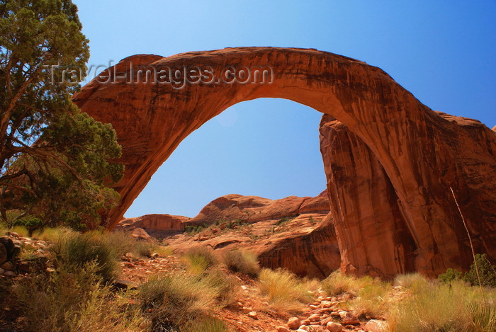 usa2239: Lake Powell, Utah, USA: Rainbow Bridge National Monument - Jurassic period sandstone - photo by A.Ferrari - (c) Travel-Images.com - Stock Photography agency - Image Bank