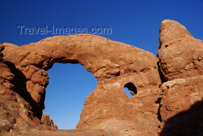 usa2268: Arches National Park, Grand County, Utah, USA: Turret Arch if part of a castle-like formation - photo by A.Ferrari - (c) Travel-Images.com - Stock Photography agency - Image Bank
