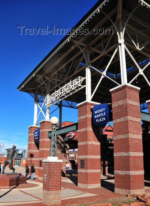 usa2295: Oklahoma City, OK, USA: Chickasaw Bricktown Ballpark - AT&T Bricktown Ballpark - home of the Oklahoma City RedHawks, the AAA affiliate of the Houston Astros major league baseball team - Architectural Design Group - 2 South Mickey Mantle Drive - photo by M.Torres - (c) Travel-Images.com - Stock Photography agency - Image Bank